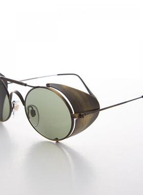 美国代购Shields复古折叠太阳镜