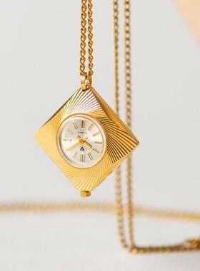 复古苏联收藏机械女表项链手表