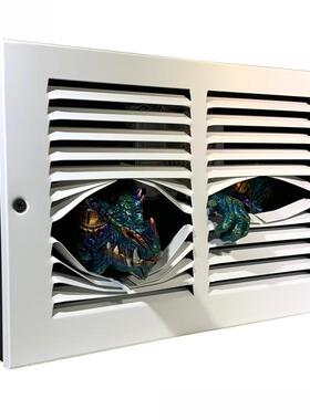 趣味通风管道龙LED墙壁摆件装饰