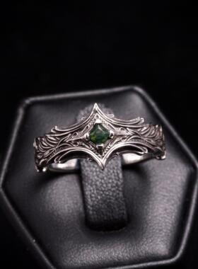 美国代购Sterling手作纯银戒指