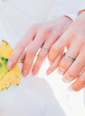 情侣925纯银凯尔特结编织戒指