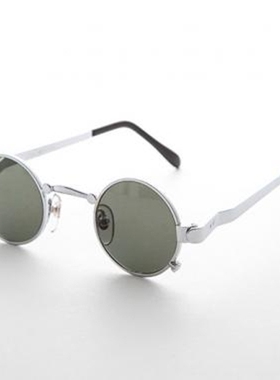 美国代购蒸汽朋克复古圆形墨镜