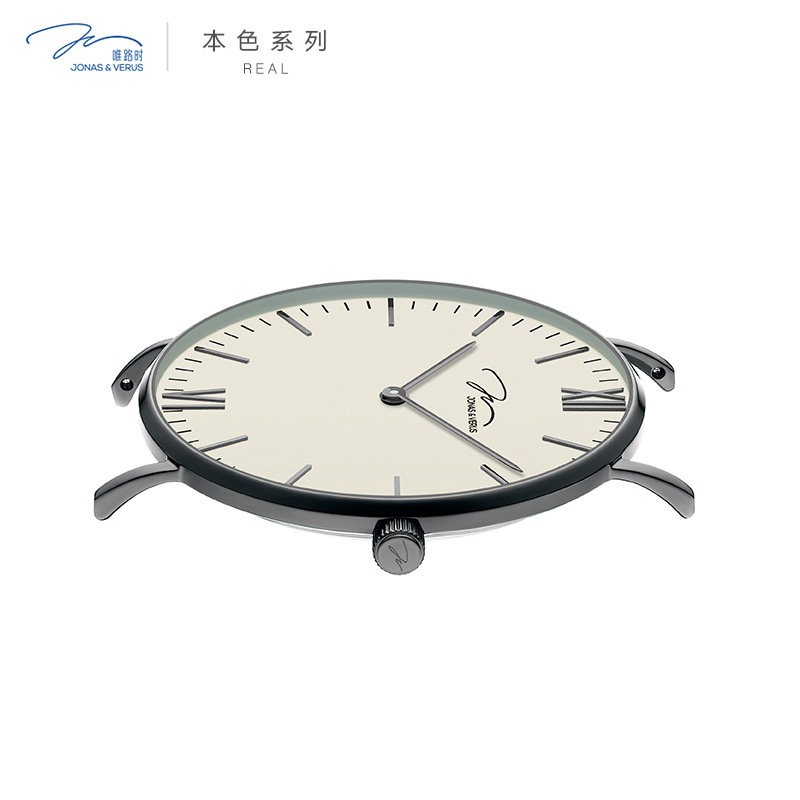 飞亚达手表男唯路时防水石英表男表学生韩版简约潮流皮带男士腕表