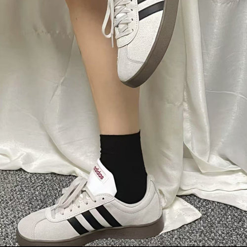 甜瓜体育adidas neo VL Court 减震防滑耐磨 低帮 板鞋 灰HQ1802 - 图2