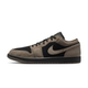 Jordan Air Jordan 1 comfortable and soft low-top retro basketball shoes brown black IB7109-005
