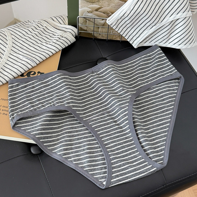 Healthy and comfortable cotton mid-low waist underwear for women 100% cotton