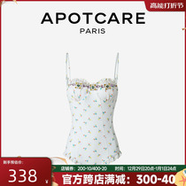 Frances APOTCARE new style one-piece swimsuit French style hot girl swarm with pure desire to wind