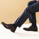 Wear-resistant carved inseam business handmade formal leather shoes