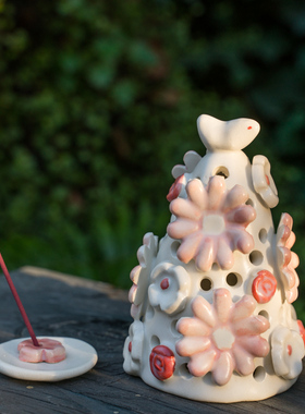 卧室厨房卫生间香插濑户烧陶熏香