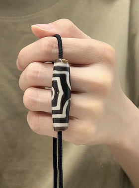 玛瑙情侣百搭项链毛衣链简约