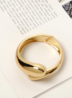 冷淡风女士合金双色拼接