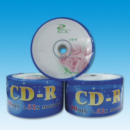 香蕉cd空白光盘日胜CD-R空光碟700mb空碟50片装MP3车载音乐刻录盘 - 图0