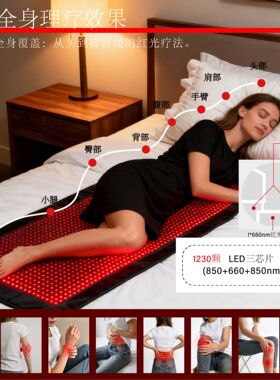 双波长红光理疗垫850nm全身护理