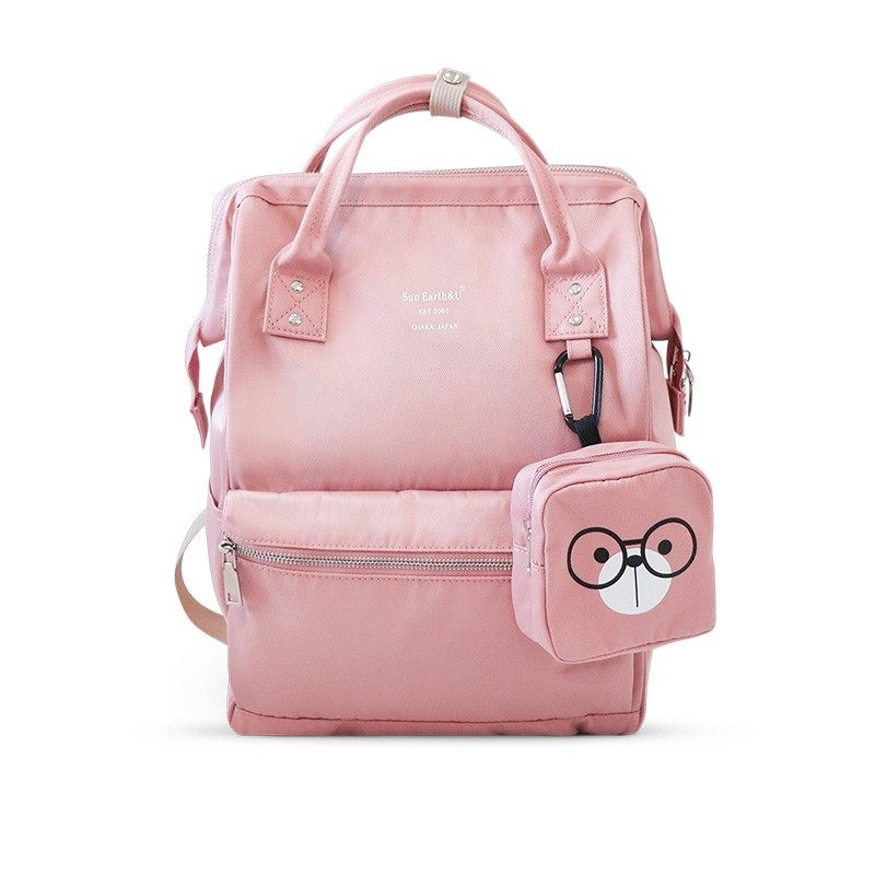 2021新款升级尼龙防水双肩包女学生电脑背包sunearth大容量旅行包,淘宝优惠券,粉丝福利购,淘宝优惠卷