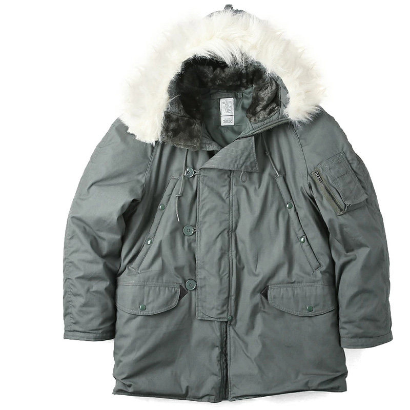 收藏 美国产军版原品N3B军迷重型加厚棉大衣冬季保暖防寒服中长款,淘宝优惠券,粉丝福利购,淘宝优惠卷