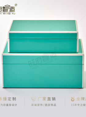 新中式风客厅创意摆件套色装饰品