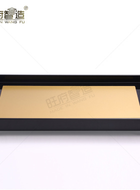 新中式混搭样板房客厅茶托盘酒具