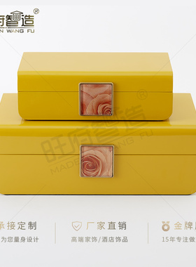 新中式风卧室首饰盒样板房软装