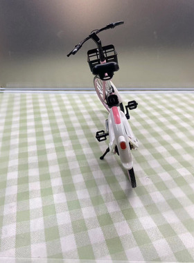 欧普生城市金属城市自行车模型 比例1:8校园单车赠送礼品外贸产品