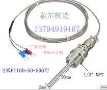 PT100 temperature sensor WZP-PT100 Thermal resistance Precision platinum resistance thermometric probe PT100 thermocouple