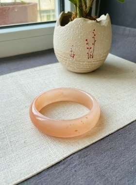 小圈口手镯天然金丝玉50-56包邮