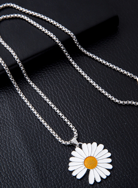 日韩国钛钢时尚个性风t恤链子