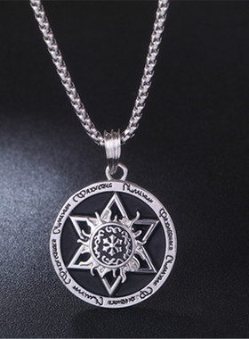 可吹响口哨嘻哈风长款挂件毛衣链