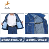 Хлопковый износостойкий искусственный комплект для работы, увеличенная толщина, большой размер, защита от ожогов