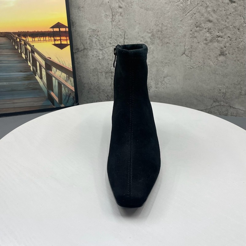 撤柜断码2025秋冬季新款方头侧拉链低跟瘦瘦靴弹力靴优雅加绒短靴,淘宝优惠券,粉丝福利购,淘宝优惠卷