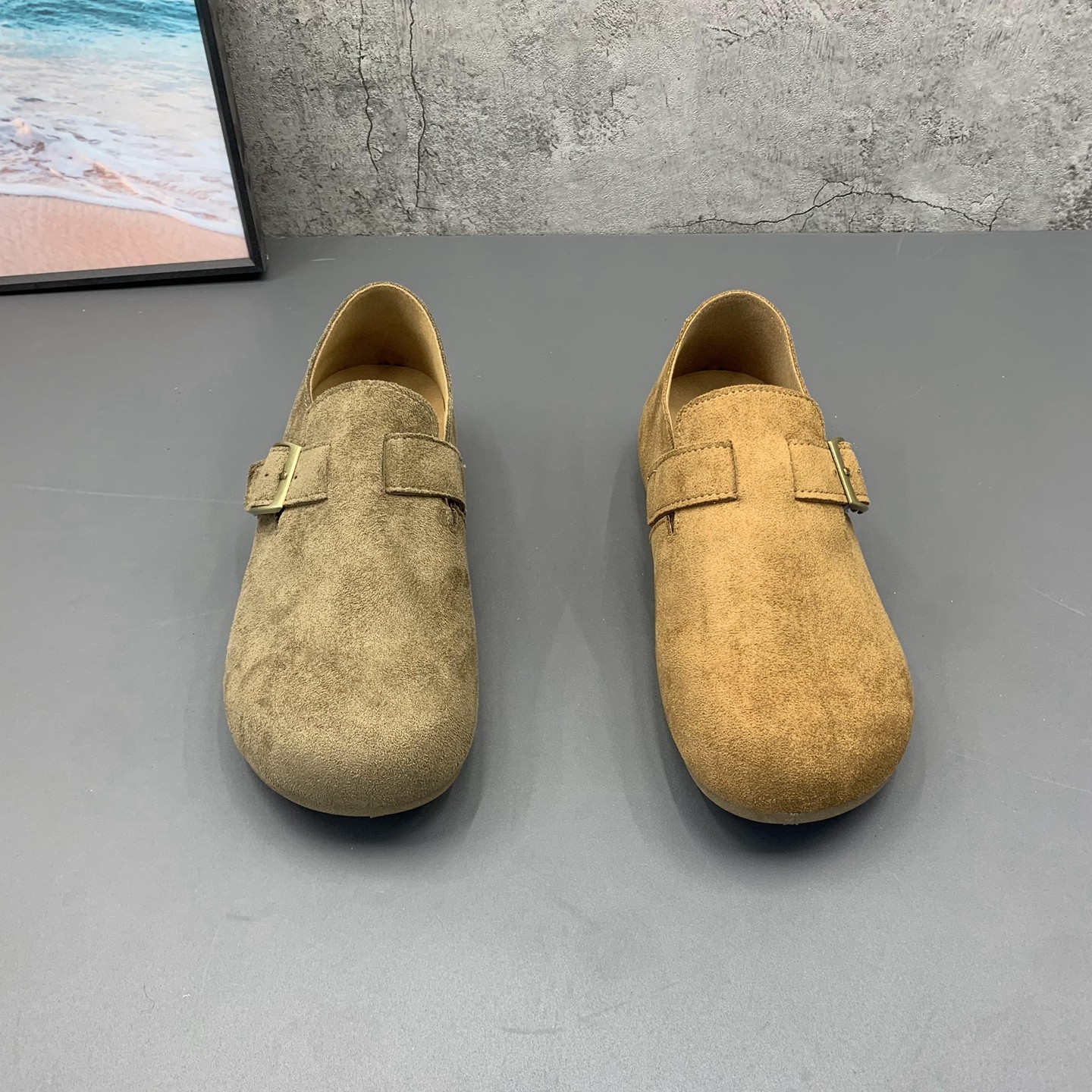 复古深口软底勃肯鞋2025撤柜断码秋季新款圆头套脚绒面百搭女单鞋,淘宝优惠券,粉丝福利购,淘宝优惠卷