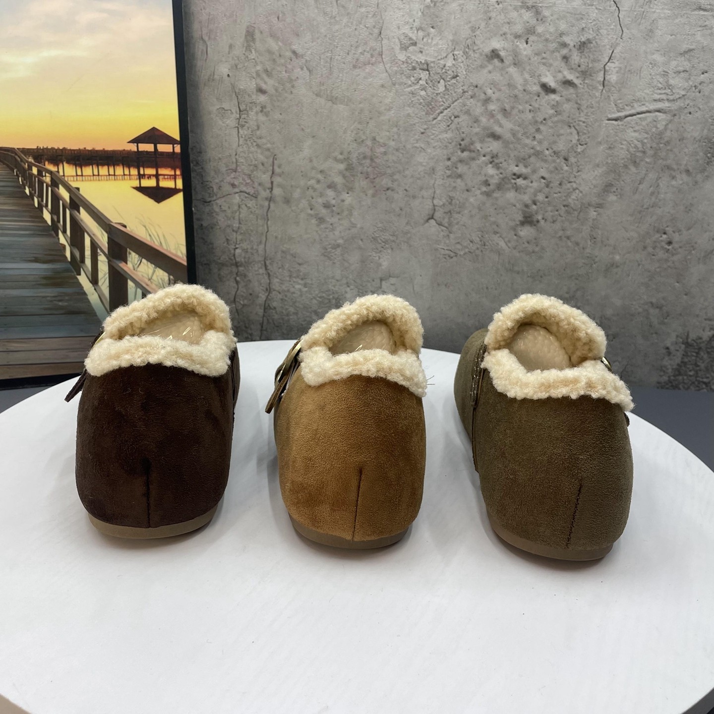 复古内增高加绒女棉鞋2025撤柜断码秋冬季新款女鞋深口舒适勃肯鞋,淘宝优惠券,粉丝福利购,淘宝优惠卷