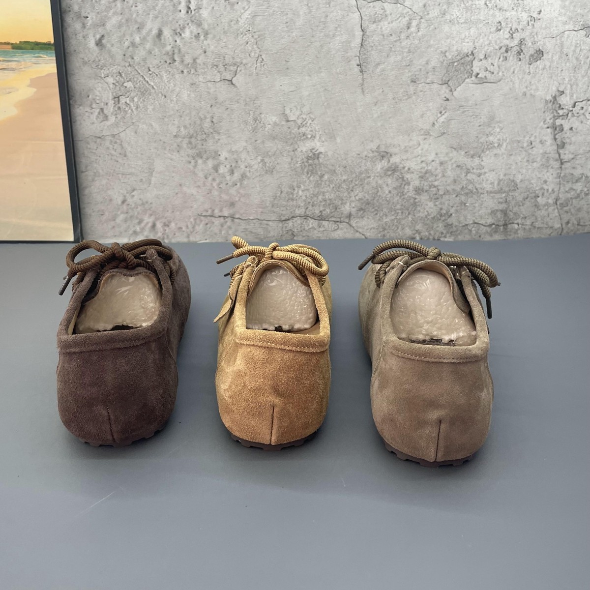 2025撤柜断码秋季新款真皮串珠复古深口牛反绒内增高勃肯鞋女单鞋,淘宝优惠券,粉丝福利购,淘宝优惠卷