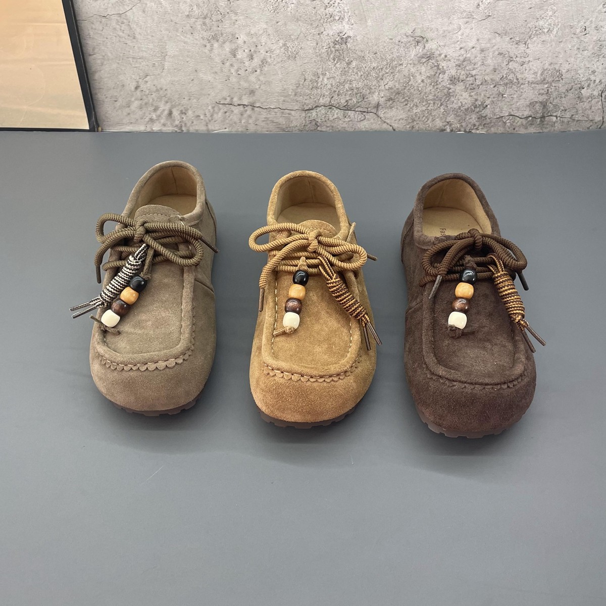 2025撤柜断码秋季新款真皮串珠复古深口牛反绒内增高勃肯鞋女单鞋,淘宝优惠券,粉丝福利购,淘宝优惠卷