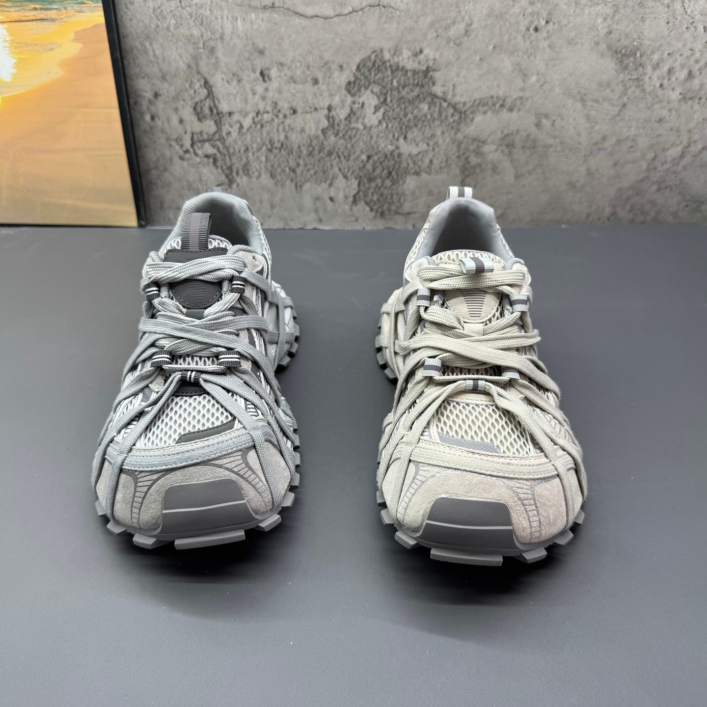 2026春季新款撤柜断码真皮时尚百搭爆款网红学院透气网面老爹鞋女,淘宝优惠券,粉丝福利购,淘宝优惠卷