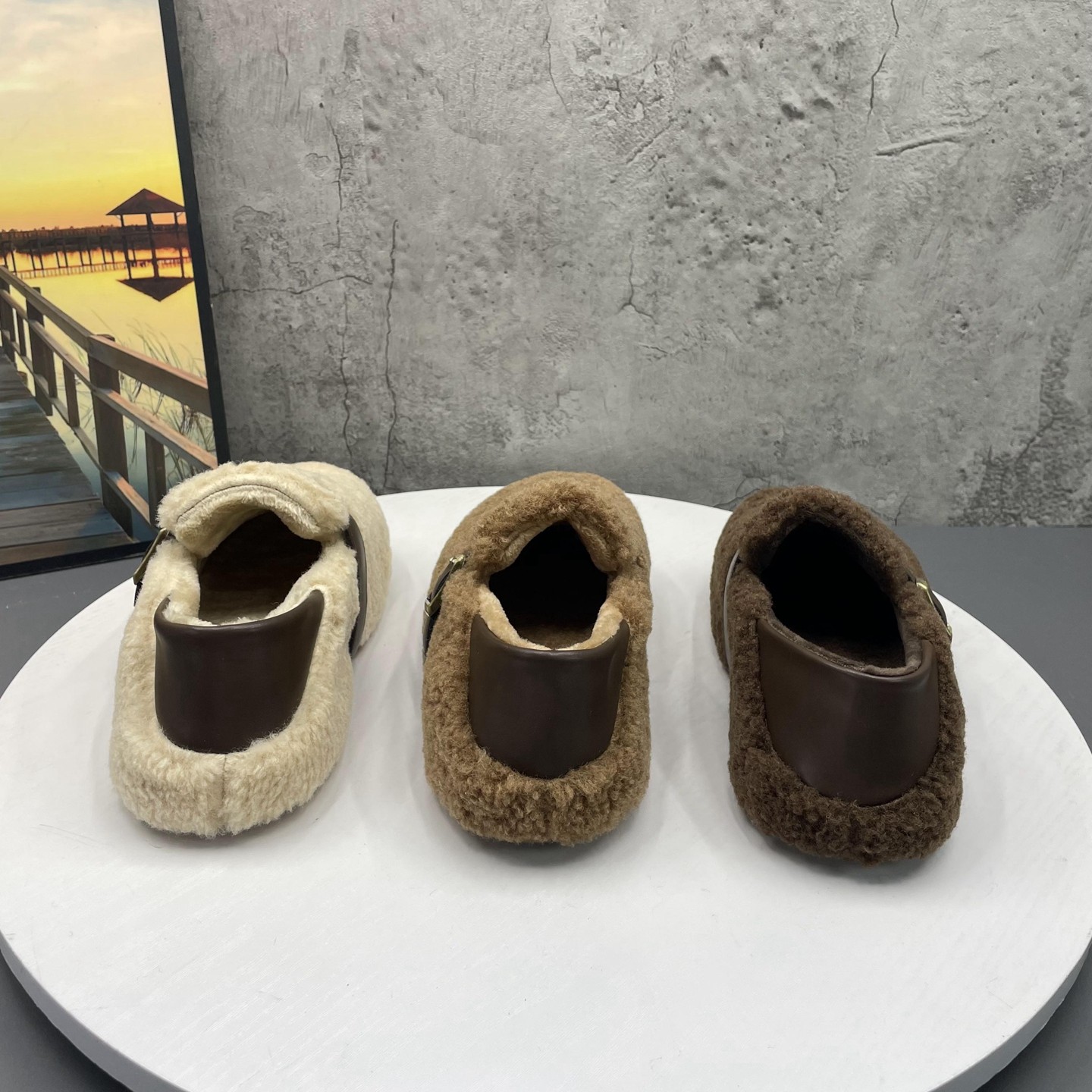 2025秋冬季新款撤柜断码圆头套脚勃肯鞋轻便内增高保暖毛毛鞋女鞋,淘宝优惠券,粉丝福利购,淘宝优惠卷