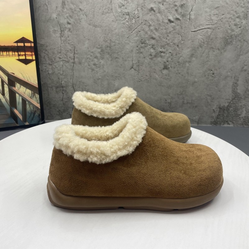 简约舒适保暖小土豆勃肯鞋2025秋冬季新款女鞋圆头套脚毛口女棉鞋,淘宝优惠券,粉丝福利购,淘宝优惠卷
