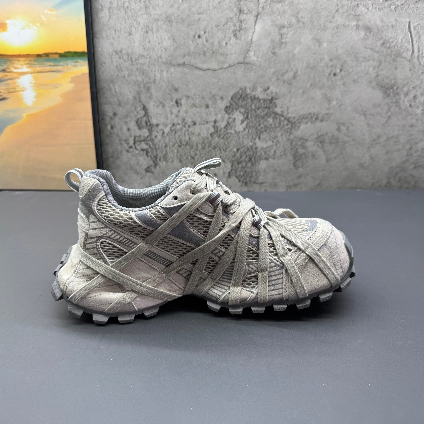 2026春季新款撤柜断码真皮时尚百搭爆款网红学院透气网面老爹鞋女,淘宝优惠券,粉丝福利购,淘宝优惠卷