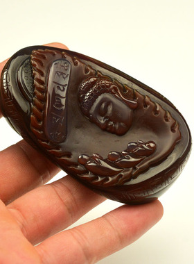 天然玛瑙吊坠如来佛祖包包挂饰