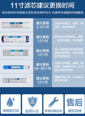 通用11寸滤芯适配海尔其他品牌