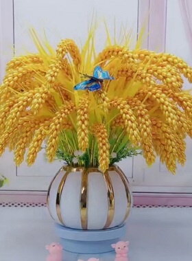 稻穗材料包diy手工串珠花束