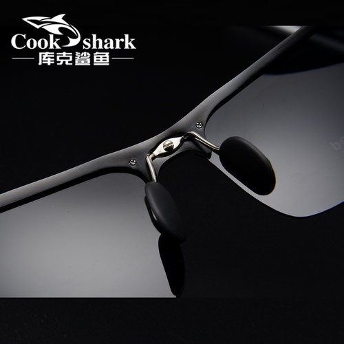 cookshark库克鲨鱼 太阳镜男士墨镜开车驾驶司机偏光潮人夜视眼镜 - 图2