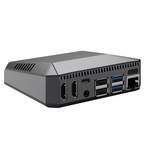 树莓派4 开发板一体机铝合金Argon ONE金属外壳Linux编程电脑主机 - 图3