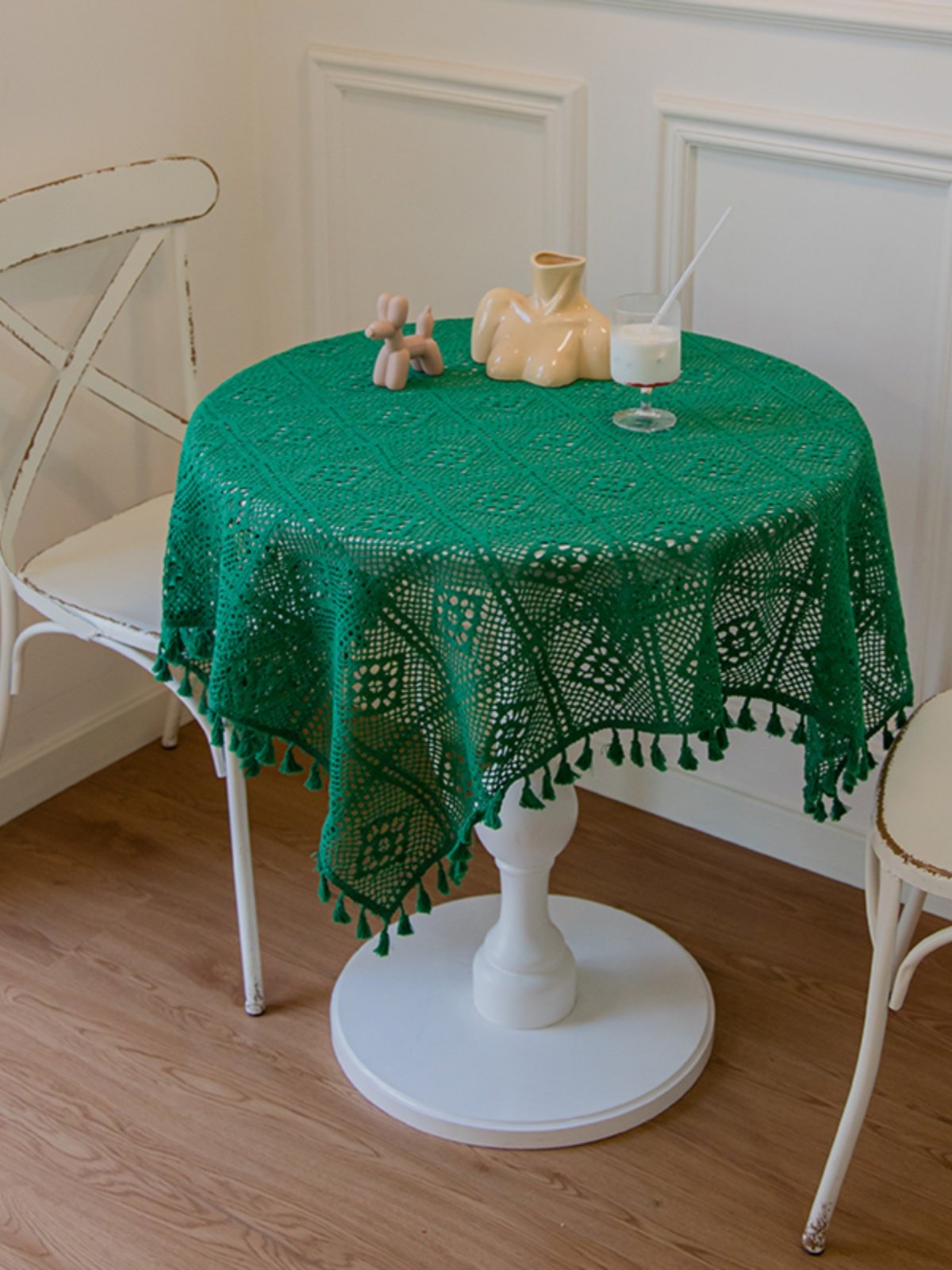 田园复古镂空流苏桌布长方形圆形餐桌茶几床头柜盖巾商用拍照背景,淘宝优惠券,粉丝福利购,淘宝优惠卷