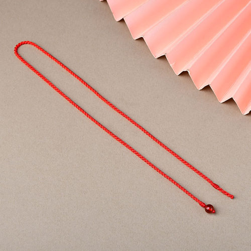 穿孔吊坠挂绳手工编织玉佩黄金蜜蜡玉石翡翠挂件绳男女项链绳简约 - 图0