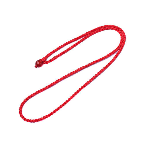 穿孔吊坠挂绳手工编织玉佩黄金蜜蜡玉石翡翠挂件绳男女项链绳简约 - 图3