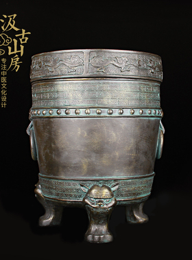 炼丹炉中医文化博物馆礼品摆件