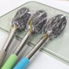 Toilet wire brush with long pole angle for cleaning without hurting your hands or losing wires. Toilet toilet with customized logo.