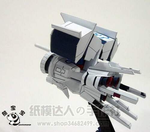 满38包邮 3D纸模型 手工拼装diy 高达RX-78 GP03D 石斛兰 - 图3