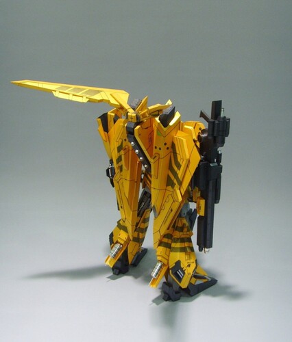 3D纸模型 高达 黄狼ZETA PG MG 珠光版拼装手工diy 满38包邮 - 图2