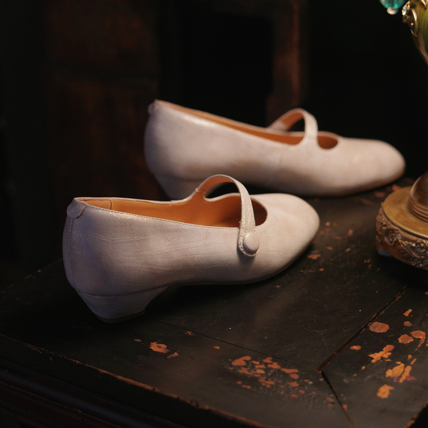 奈里设计民国复古米灰温柔百搭旗袍单鞋一字带低粗跟玛丽珍40单鞋,淘宝优惠券,粉丝福利购,淘宝优惠卷